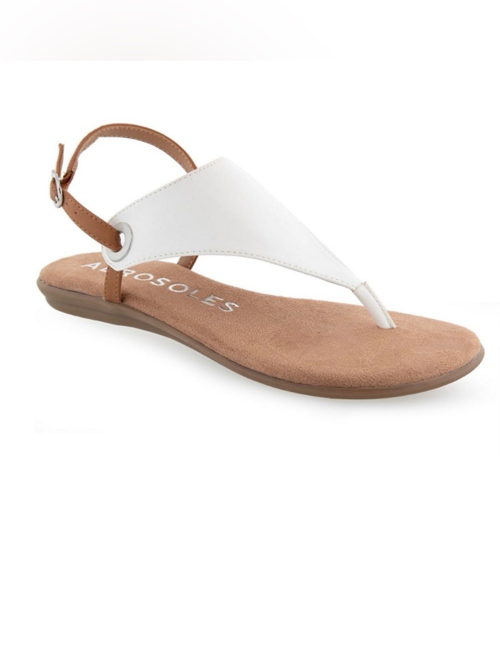 Sandals Women’s  Aerosoles Women's Conclusion Sandals White Size 8 1/2